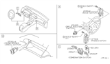 Diagram for Infiniti Q45 Headlight Switch - 25540-AR200