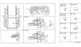 Diagram for 2004 Infiniti Q45 Body Mount Hole Plug - 74816-AR010