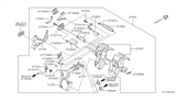 Diagram for Infiniti Q45 Blend Door Actuator - 27731-AG001