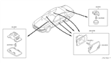 Diagram for 2004 Infiniti M45 Dome Light - 26420-AG000