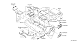 Diagram for Infiniti Q45 Center Console Base - 96911-AT303