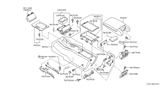 Diagram for 2005 Infiniti Q45 Cup Holder - 68961-AR200