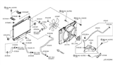 Diagram for 2005 Infiniti Q45 Radiator Support - 21542-AR000