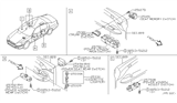 Diagram for 2006 Infiniti Q45 Power Window Switch - 25411-AR201