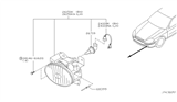 Diagram for 2006 Infiniti FX45 Fog Light Bulb - 26296-89921