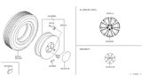 Diagram for 2006 Infiniti FX35 Spare Wheel - D0300-CW54A