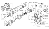 Diagram for 2003 Infiniti Q45 Bellhousing - 31301-90X02