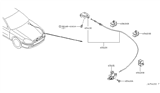 Diagram for 2004 Infiniti Q45 Hood Latch - 65601-AR200