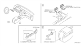 Diagram for Infiniti Q45 Seat Heater Switch - 25500-AR200