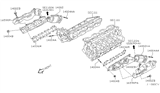 Diagram for Infiniti Exhaust Manifold - 14002-CR910