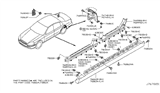 Diagram for 2002 Infiniti Q45 Wheelhouse - 76749-AR000