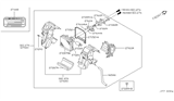 Diagram for 2003 Infiniti Q45 Evaporator - 27280-AR200