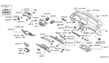 Diagram for 2004 Infiniti Q45 Glove Box - 68520-AR600