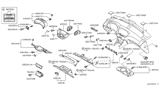 Diagram for Infiniti Q45 Glove Box - 68500-AT600