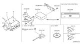 Diagram for 2004 Infiniti Q45 Antenna - 25975-AR220