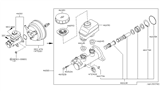 Diagram for 2007 Infiniti G35 Brake Bleeder Screw - 41128-V5000