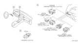 Diagram for 2005 Infiniti Q45 Hazard Warning Switch - 25290-AT300