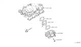 Diagram for Infiniti Q45 Throttle Body - 16119-AR00A