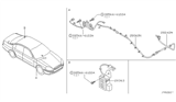 Diagram for 2003 Infiniti Q45 Antenna Cable - 28242-AR200