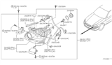 Diagram for 2002 Infiniti Q45 Headlight - 26010-AR525