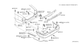 Diagram for 2006 Infiniti Q45 Bumper - 85022-AT525