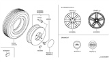 Diagram for Infiniti QX56 Lug Nuts - 40224-21001