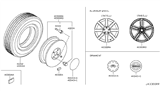 Diagram for 2003 Infiniti I35 Wheel Cover - 40315-5Y860