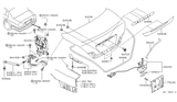 Diagram for 2006 Infiniti Q45 Trunk Latch - 84631-AT300