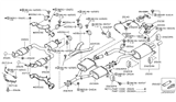 Diagram for 2005 Infiniti Q45 Exhaust Flange Gasket - 20692-AR000