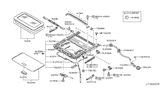 Diagram for Infiniti I35 Sunroof Cable - 91354-3L010