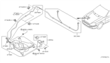 Diagram for 2006 Infiniti Q45 Washer Reservoir - 28910-AR000