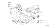 Diagram for 2002 Infiniti Q45 Cup Holder - 68430-AR220