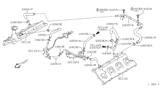Diagram for Infiniti Q45 PCV Hose - 11826-AR280