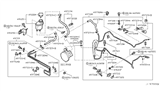 Diagram for Infiniti Power Steering Hose - 49720-AR200