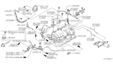 Diagram for Infiniti EGR Tube - 22310-AR260