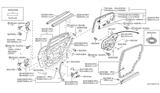 Diagram for Infiniti Q45 Door Hinge - 82400-AR000