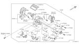 Diagram for Infiniti M45 Blend Door Actuator - 27731-AG000