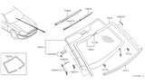 Diagram for 2005 Infiniti Q45 Windshield - 72700-AR220