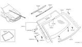 Diagram for 2004 Infiniti Q45 Windshield - 72700-AT325