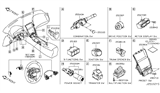 Diagram for Infiniti Q50 Cigarette Lighter - 25331-3SH0B