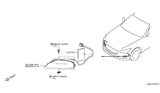 Diagram for 2021 Infiniti Q50 Side Marker Light - 26130-4GA1A