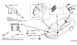 Diagram for 2019 Infiniti Q60 Vapor Pressure Sensor - 22365-1TT0A