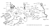 Diagram for Infiniti Q50 Fuel Tank Strap - 17407-1MG0A