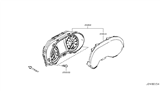 Diagram for 2017 Infiniti Q50 Speedometer - 24810-6HE0E