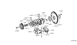 Diagram for 2015 Infiniti Q50 Crankshaft Pulley - 12303-2V70A