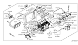 Diagram for Infiniti Q50 Heater Core - 27140-4GF0A