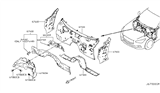 Diagram for 2021 Infiniti Q60 Dash Panels - F7300-4GBEA