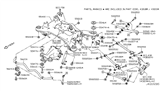 Diagram for Infiniti EX35 Sway Bar Bushing - 54613-JK07A