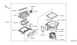 Diagram for Infiniti Blend Door Actuator - 27730-4GF0A