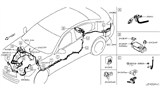 Diagram for 2015 Infiniti Q50 Battery Cable - 24080-4GC0A